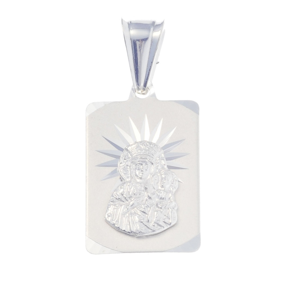 Srebrny Medalik Matka Boska Częstochowska