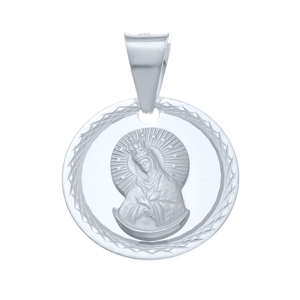 Silber Anhänger Madonna Maria mit Jesuskind Erstkommunion 925er