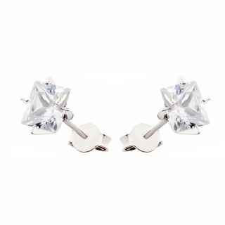 Złote kolczyki z cyrkoniami