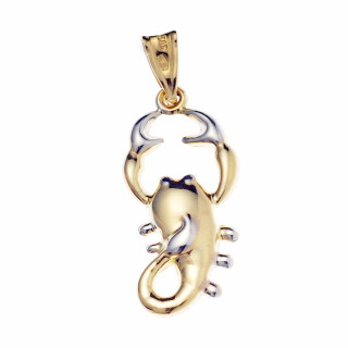 copy of Złoty wisiorek zawieszka rozeta ażurowa