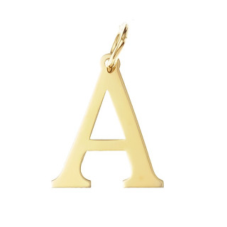 Anhänger Buchstabe A Kettenanhänger Goldanhänger Gelbgold