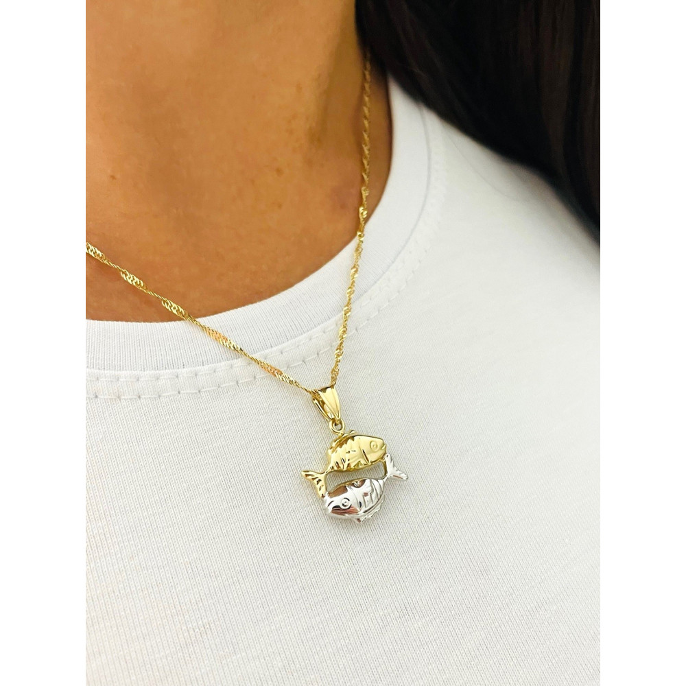 Anhänger Fische Sternzeichen Tierkreiszeichen Horoskop Kettenanhänger