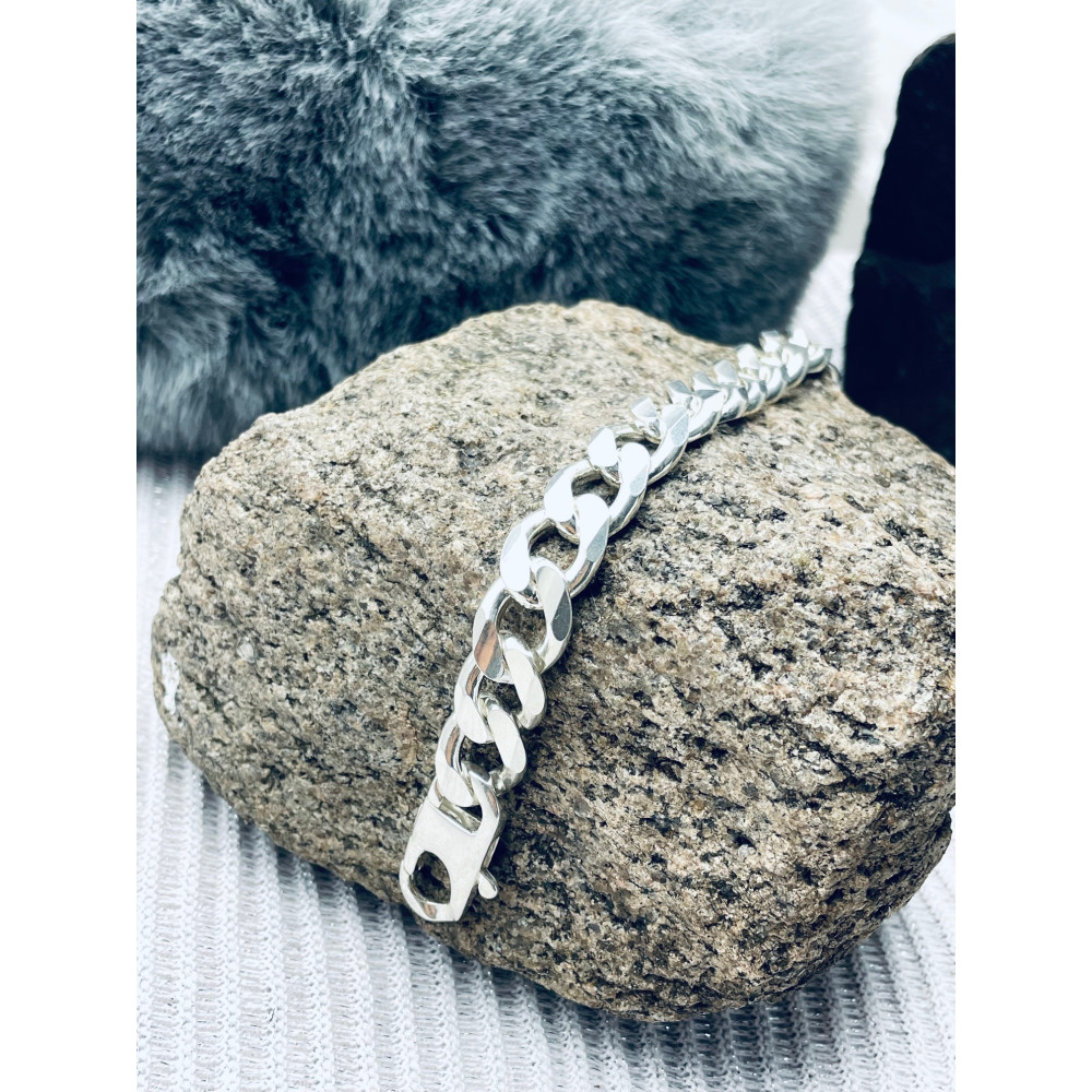 Silberarmband Armbander Armkette Panzerkette Cuban