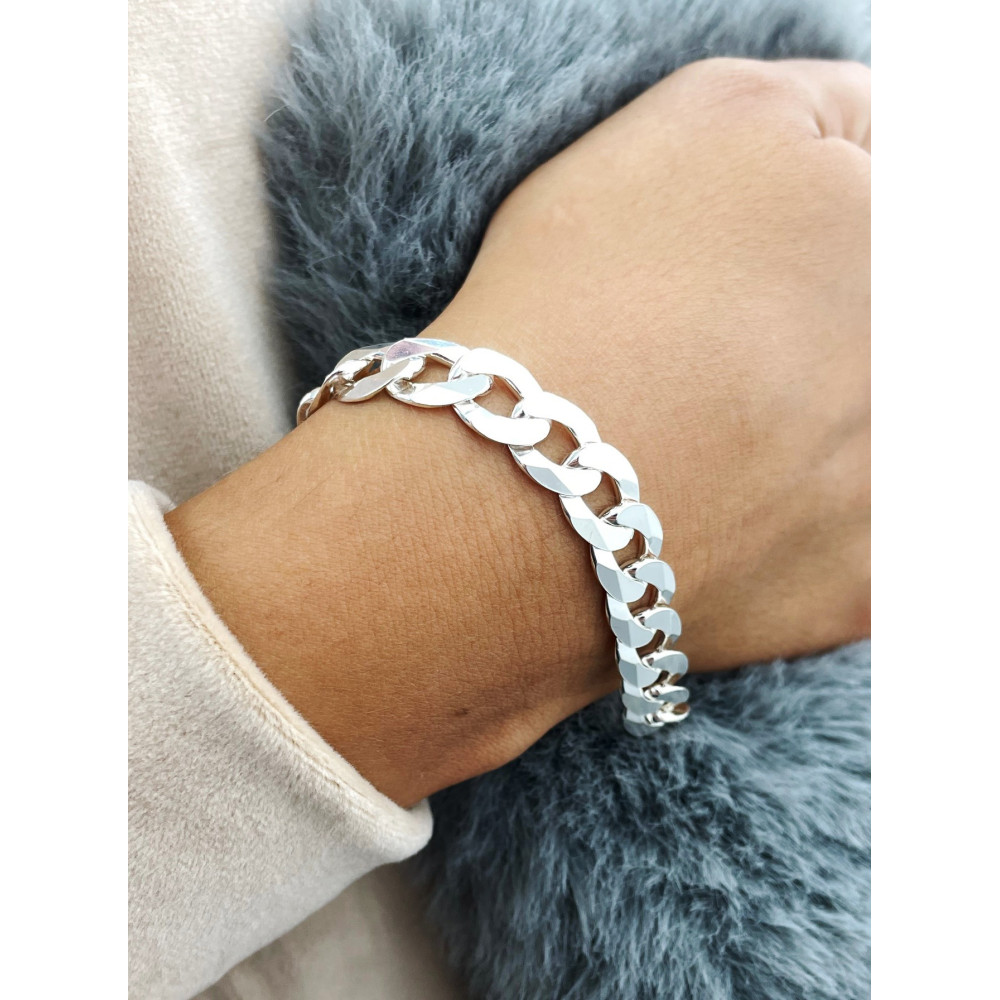 Silberarmband Armbander Armkette Panzerkette Cuban