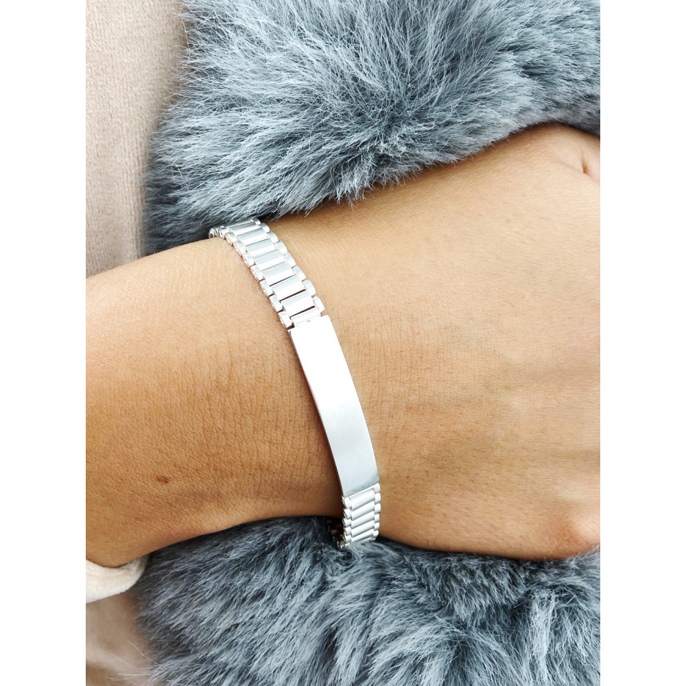 Złota bransoletka celebrytka serce nieskończoność