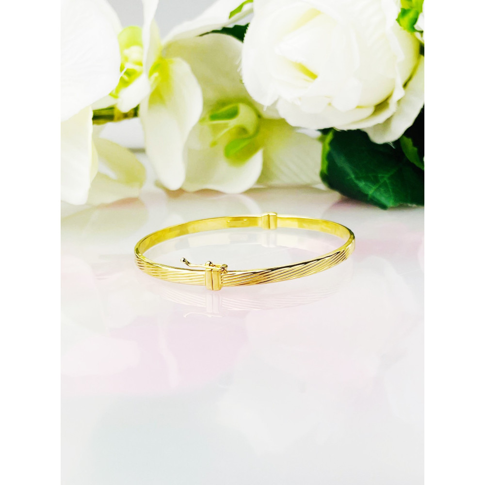 Goldarmband Damen Gold Armband Bangle