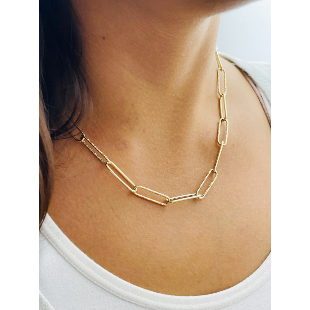 copy of Złoty naszyjnik celebrytka