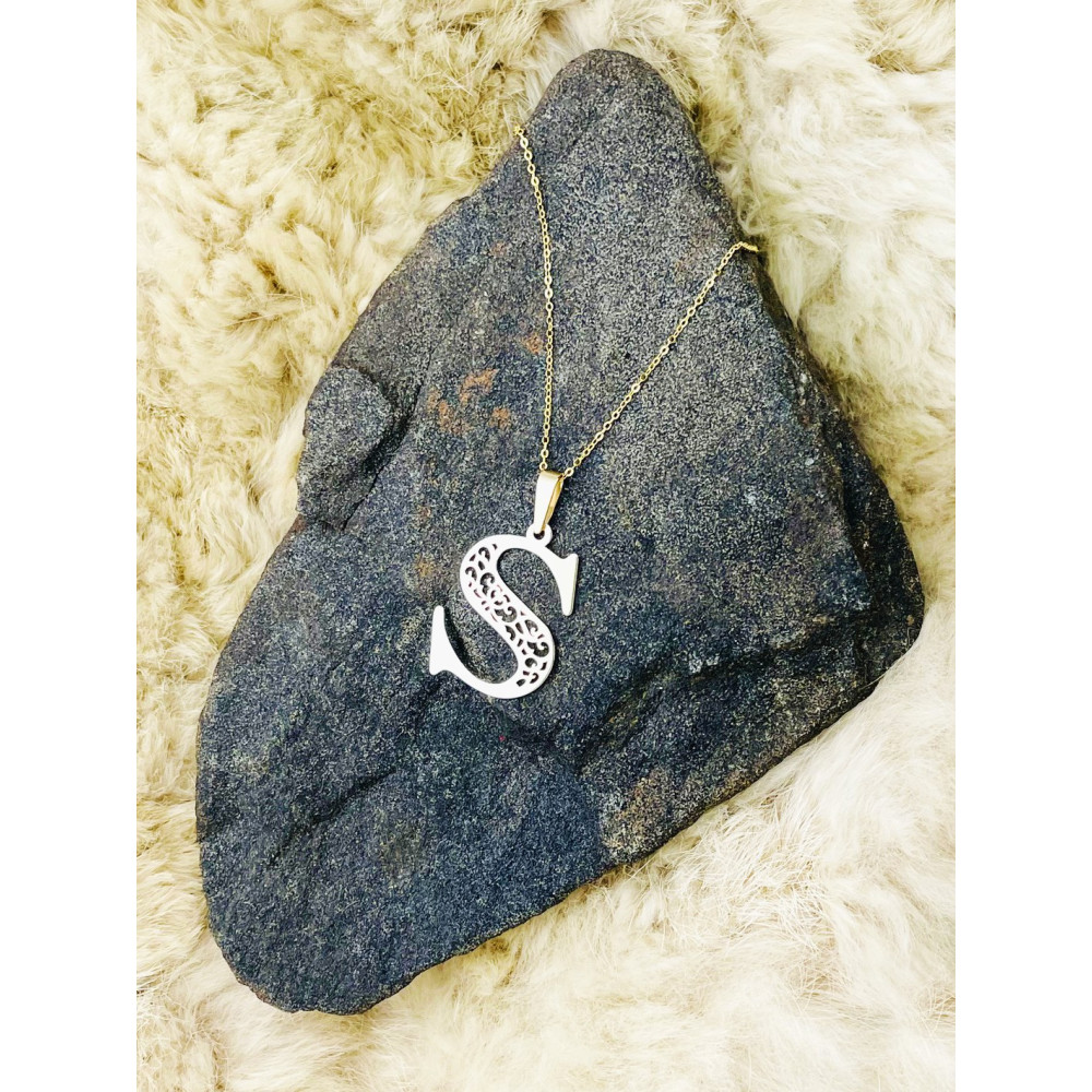 copy of Złoty wisiorek zawieszka rozeta ażurowa