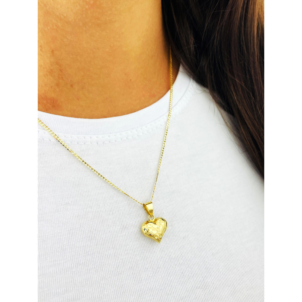 Anhänger Herz Kettenanhänger Gelbgold Goldanhänger 585er 14KT