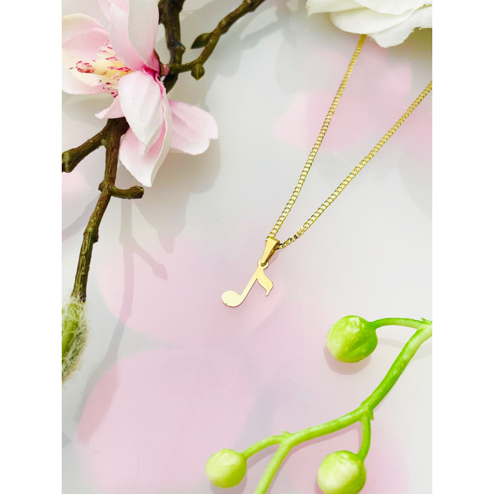 copy of Złoty wisiorek zawieszka rozeta ażurowa