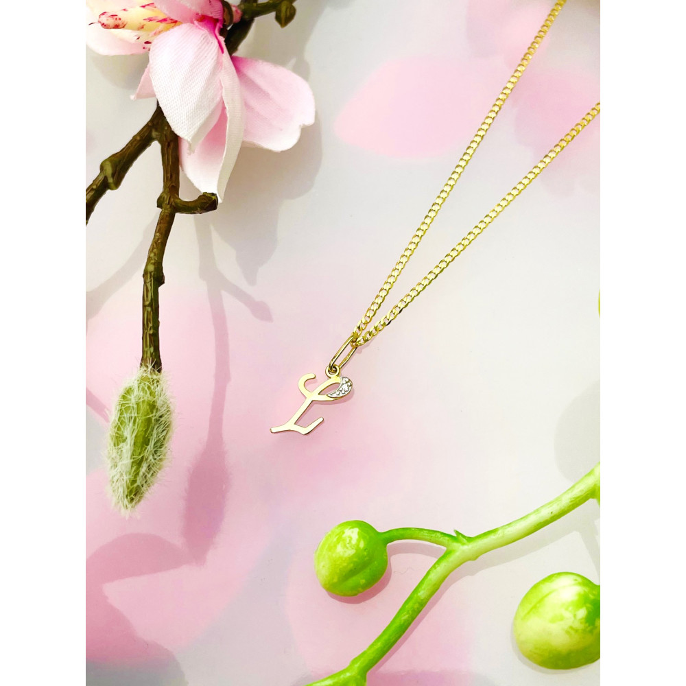 copy of Złoty wisiorek zawieszka rozeta ażurowa