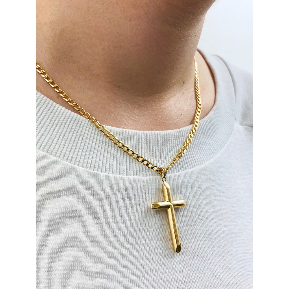 copy of Złoty krzyżyk klasyczny diamentowany