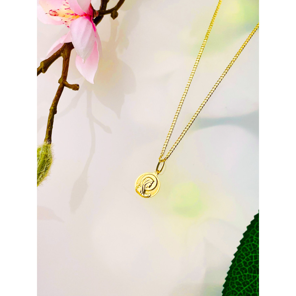 Anhänger Madonna Maria mit Jesuskind Goldanhänger