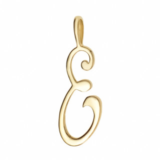 Anhänger Buchstabe E Kettenanhänger Goldanhänger Gelbgold