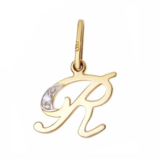 copy of Złoty wisiorek zawieszka rozeta ażurowa