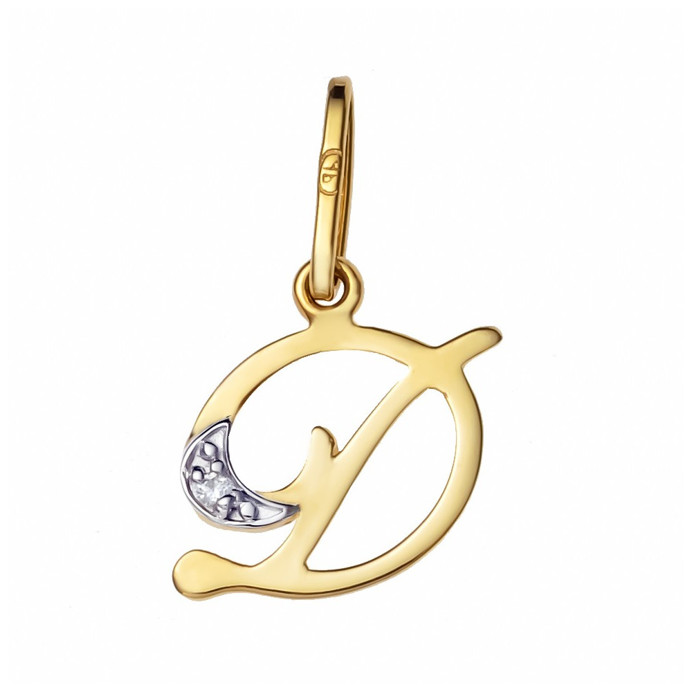 copy of Złoty wisiorek zawieszka rozeta ażurowa