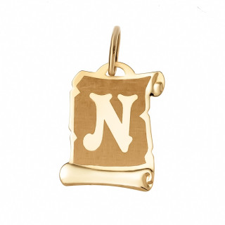 copy of Złoty wisiorek zawieszka rozeta ażurowa