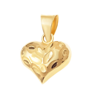 Anhänger Herz Kettenanhänger Gelbgold Goldanhänger 585er 14KT