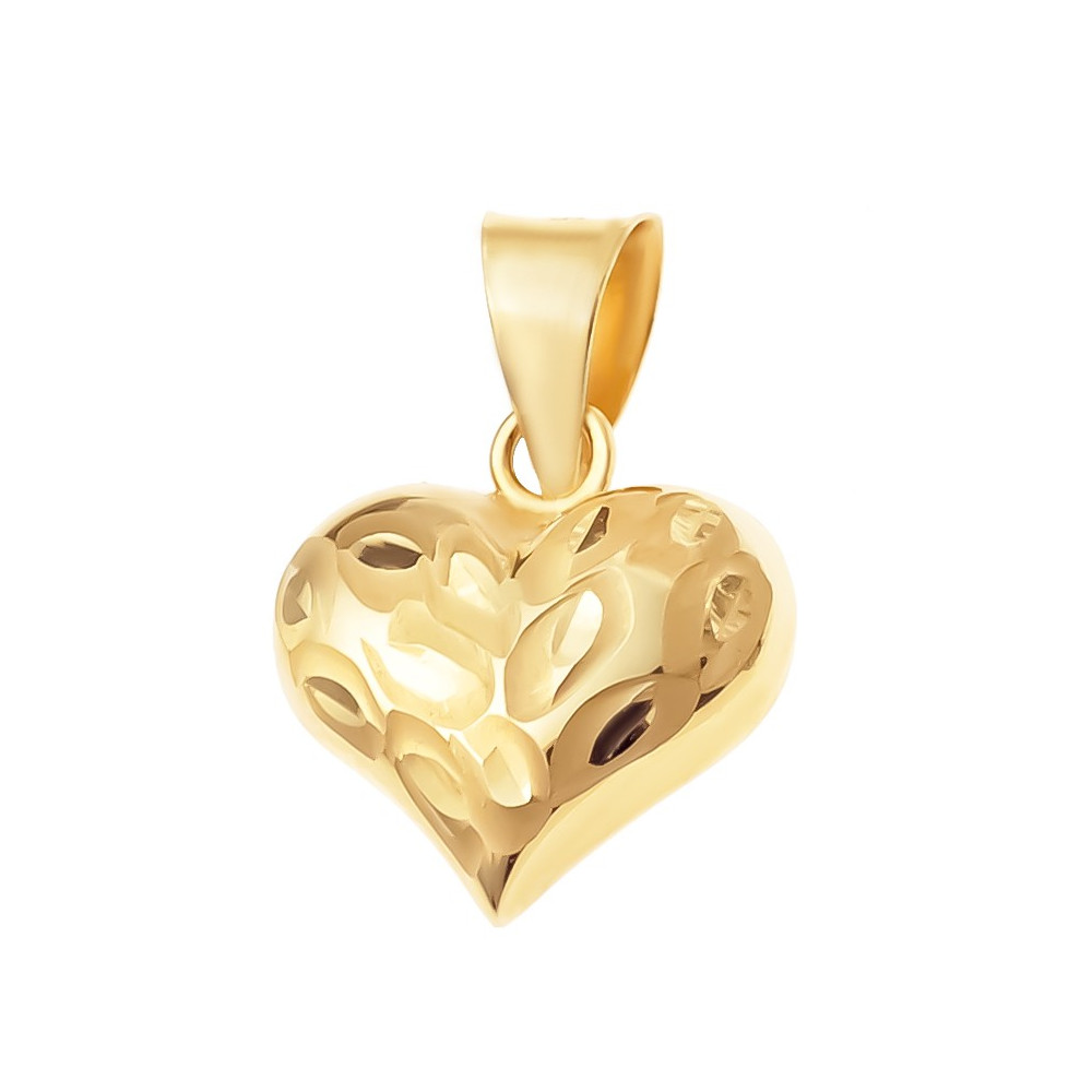 Anhänger Herz Kettenanhänger Gelbgold Goldanhänger 585er 14KT