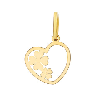 copy of Złoty wisiorek zawieszka rozeta ażurowa