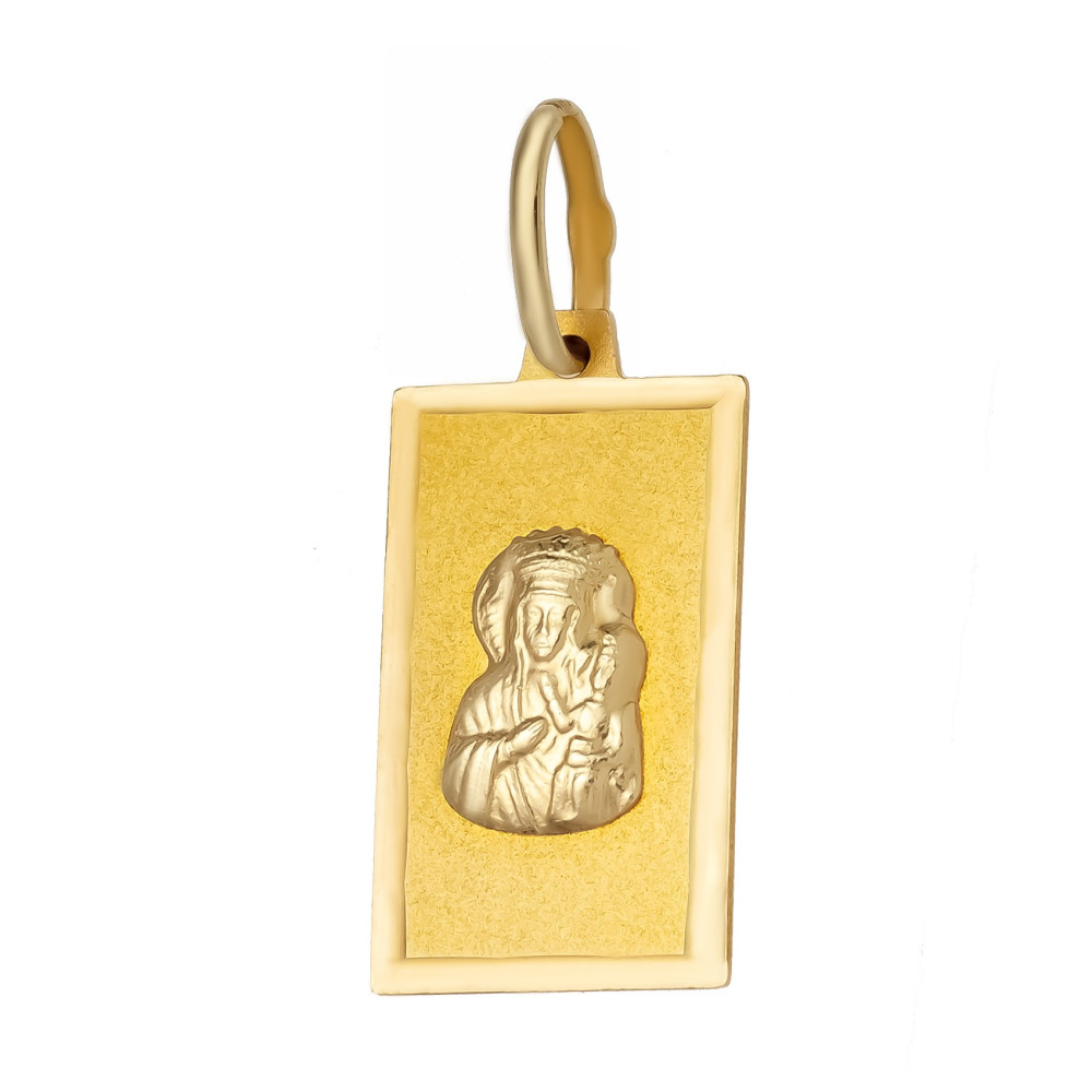 Anhänger Madonna Maria mit Jesuskind Goldanhänger