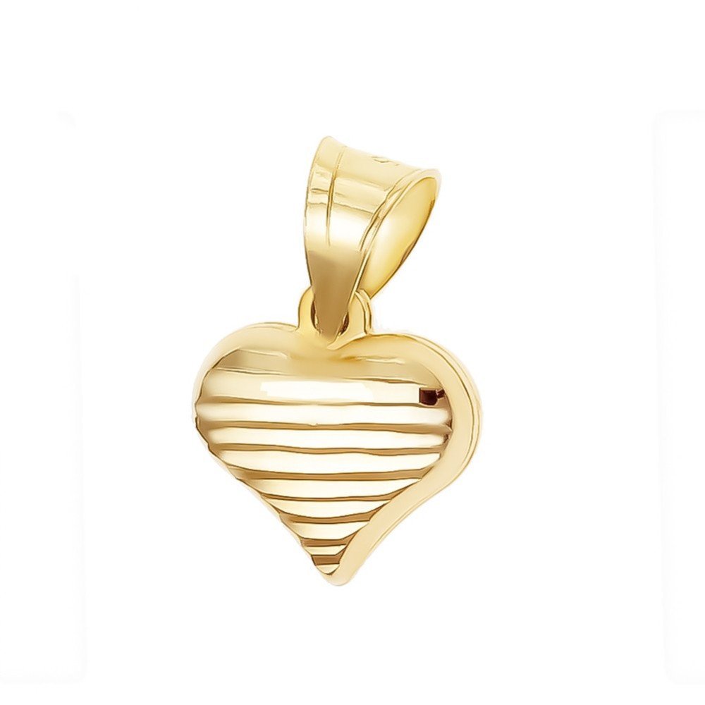 Anhänger Herz Kettenanhänger Gelbgold Goldanhänger 585er 14KT