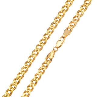 Goldkette Halskette Kette Nonnakette Doppelpanzerkette Gelbgold