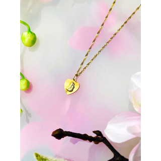 Anhänger Madonna Maria mit Jesuskind Goldanhänger