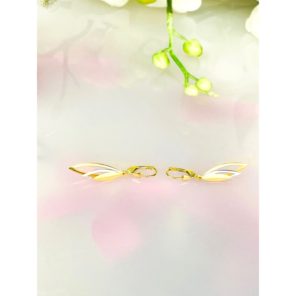 Ohrringe Ohrhänger Ohrstecker Ohrschmuck Gelbgold Paar