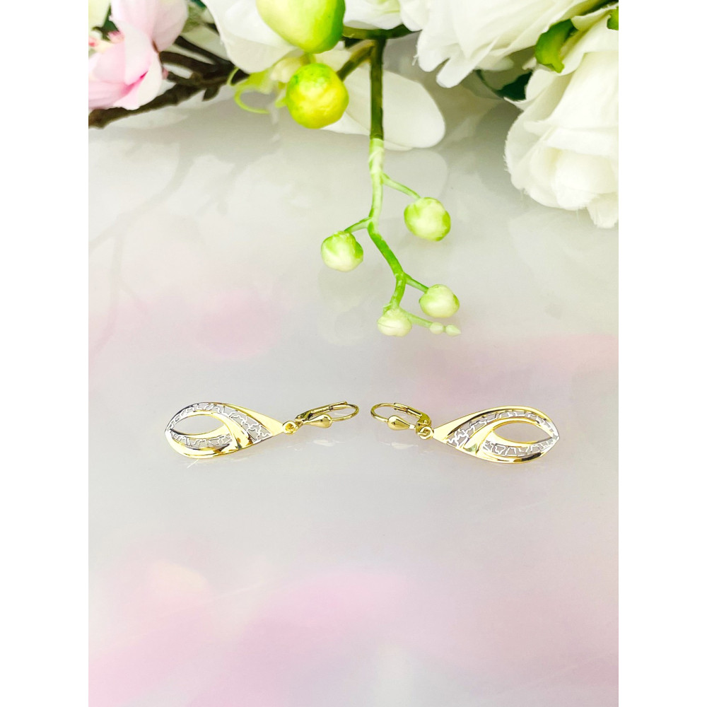 Ohrringe Ohrhänger Ohrstecker Ohrschmuck Gelbgold Paar