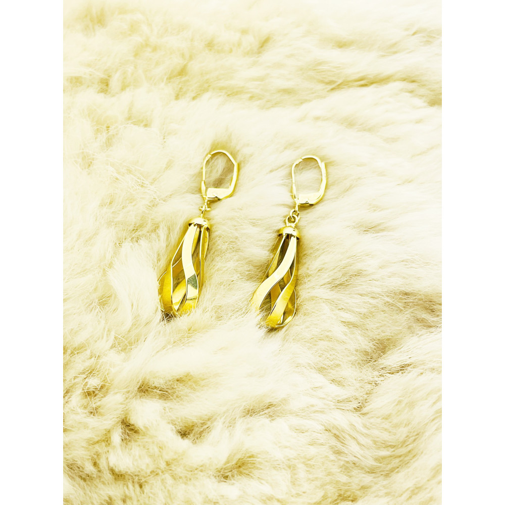 Ohrringe Ohrhänger Ohrstecker Ohrschmuck Gelbgold Paar