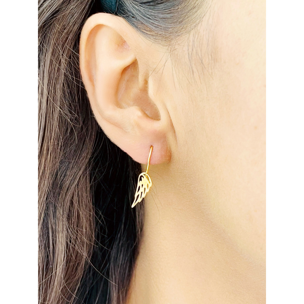 copy of Złote kolczyki wiszące patyczki