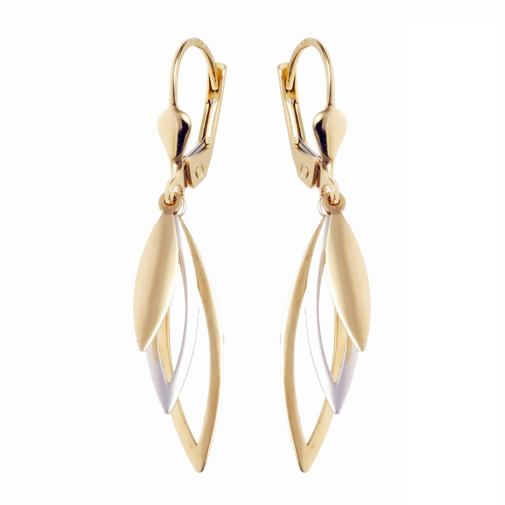 Ohrringe Ohrhänger Ohrstecker Ohrschmuck Gelbgold Paar