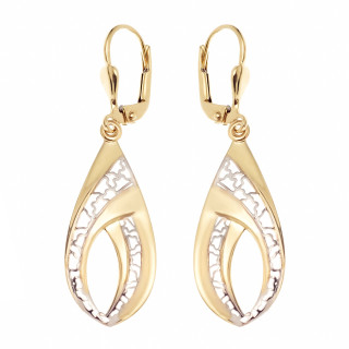 copy of Złote kolczyki wiszące patyczki