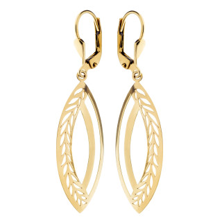 Ohrringe Ohrhänger Ohrstecker Ohrschmuck Gelbgold Paar