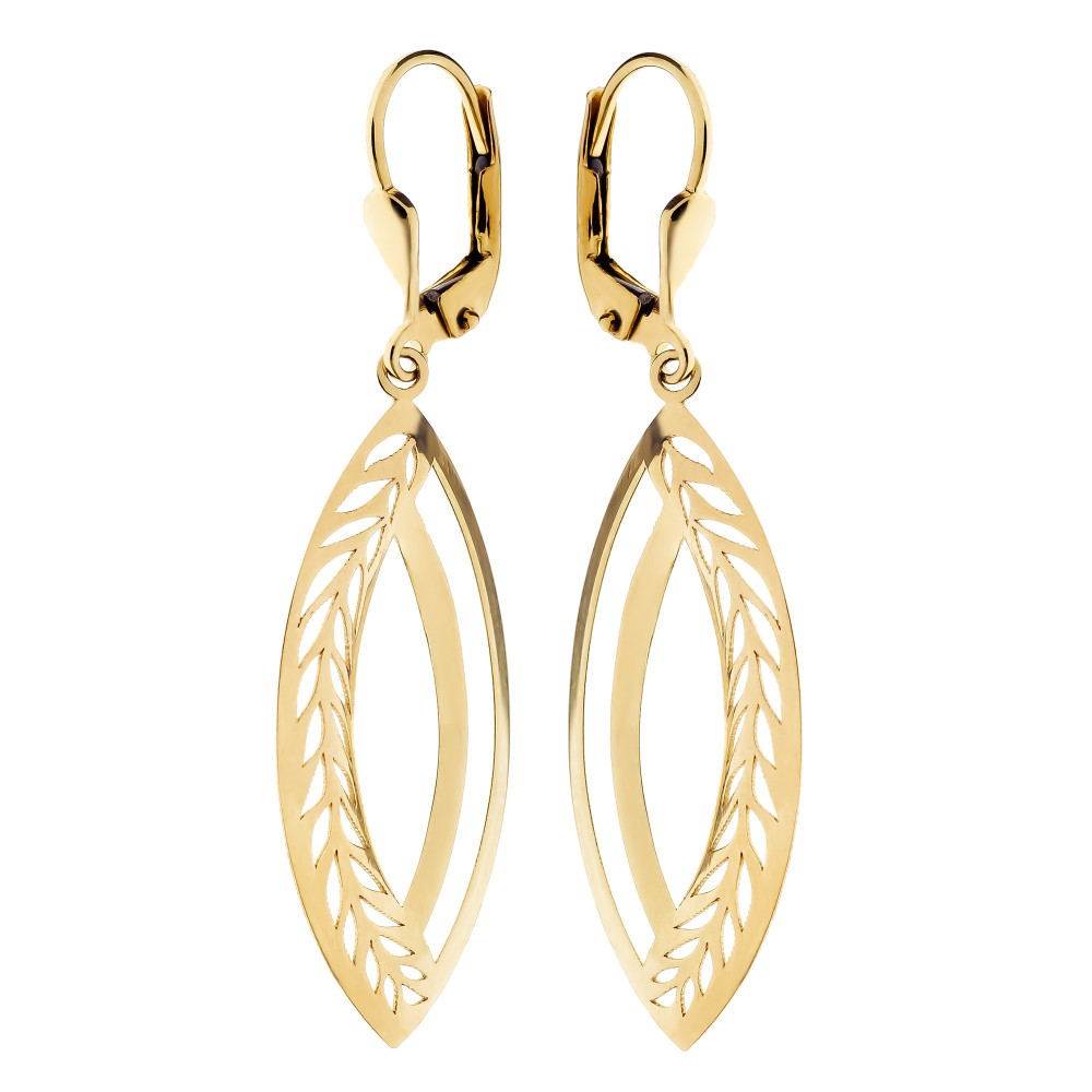 Ohrringe Ohrhänger Ohrstecker Ohrschmuck Gelbgold Paar