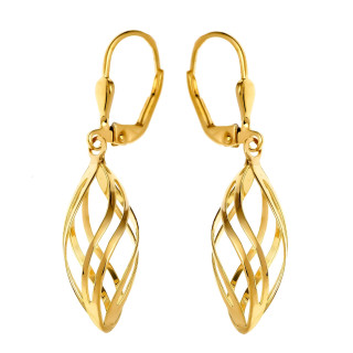 Ohrringe Ohrhänger Ohrstecker Ohrschmuck Gelbgold Paar