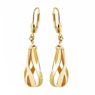 Ohrringe Ohrhänger Ohrstecker Ohrschmuck Gelbgold Paar