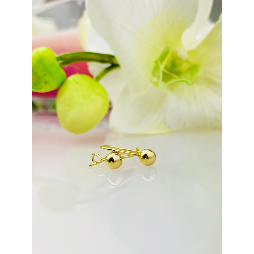 Ohrringe Ohrhänger Ohrstecker Ohrschmuck Gelbgold Paar