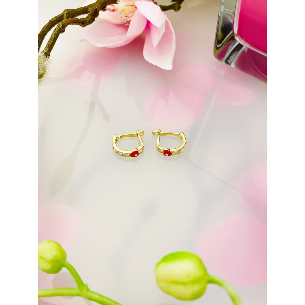 Gold Ohrringe Mit Zirkonia Ohrhänger Ohrstecker Ohrschmuck Paar Gelbgold