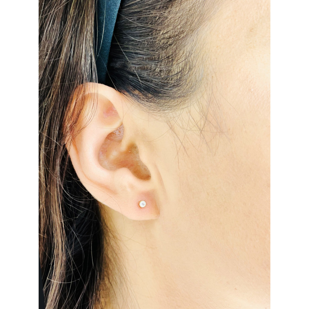 Gold Ohrringe Mit Zirkonia Ohrhänger Ohrstecker Ohrschmuck Paar Gelbgold