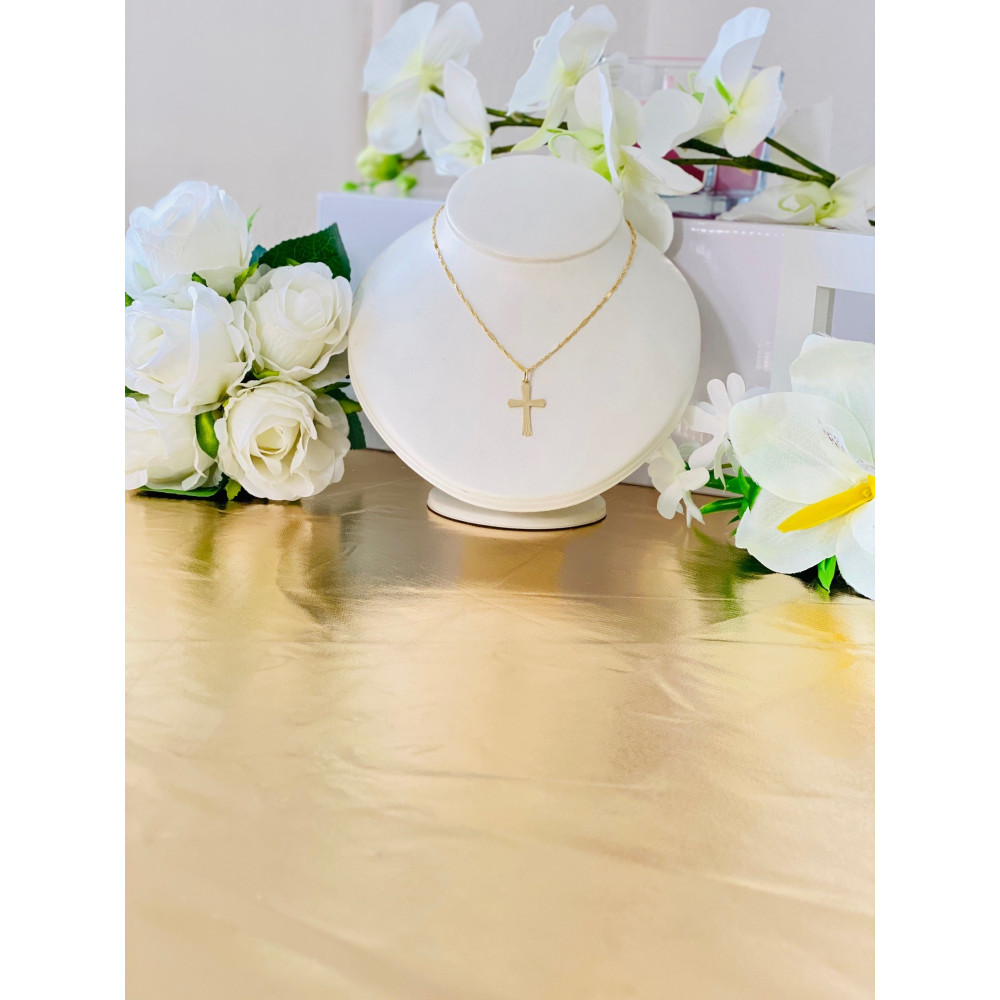 copy of Złoty krzyżyk klasyczny diamentowany