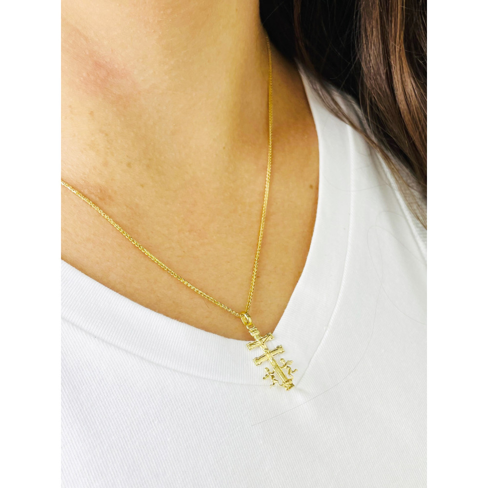 copy of Złoty krzyżyk klasyczny diamentowany