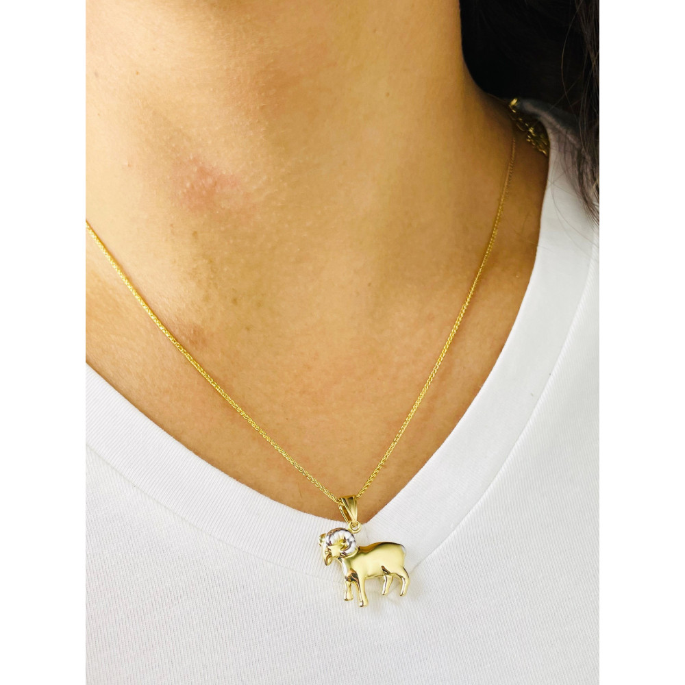 copy of Złoty wisiorek zawieszka rozeta ażurowa