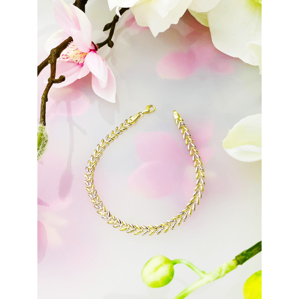 Goldarmband Armband Armkette Nonnakette Doppelpanzerkette Gelbgold 585er 14KT Breite 5,00mm Karabiner Verschluss