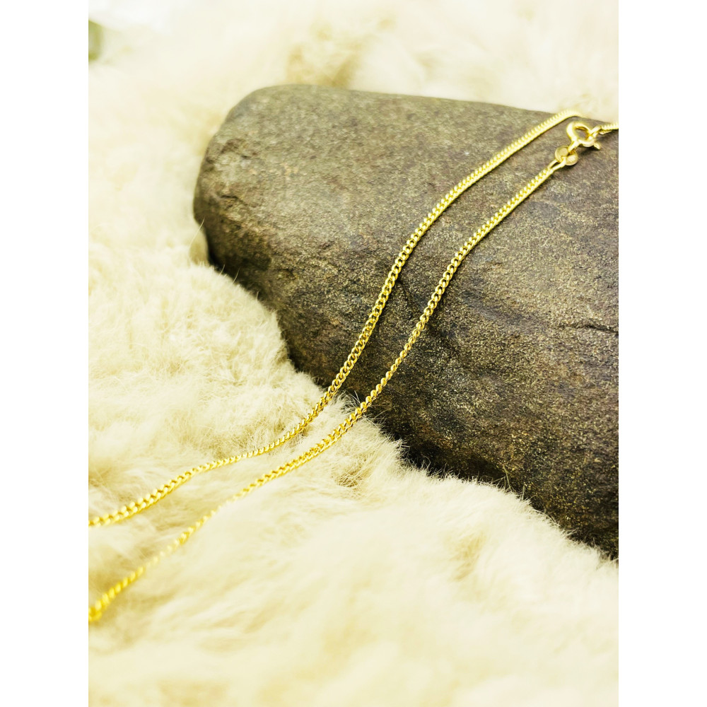 Goldkette Halskette Kette Panzerkette Collier Cuban Gelbgold