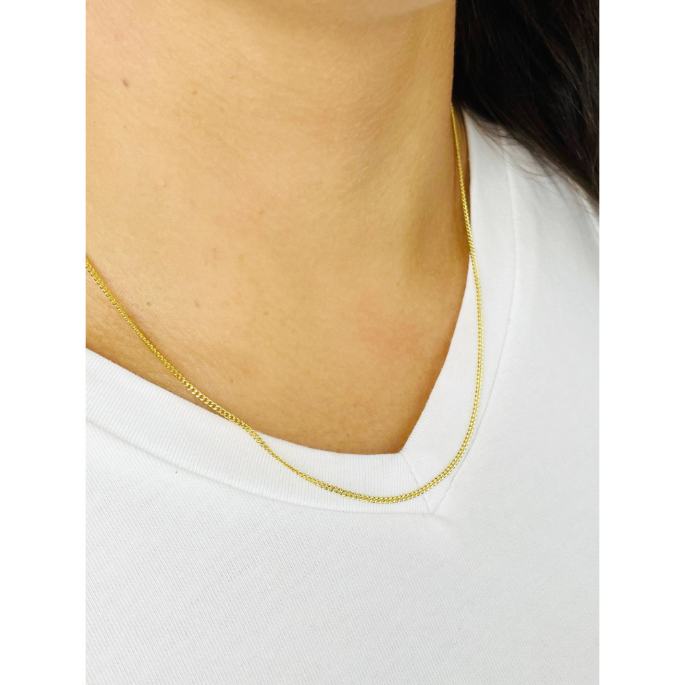 Goldkette Halskette Kette Panzerkette Collier Cuban Gelbgold