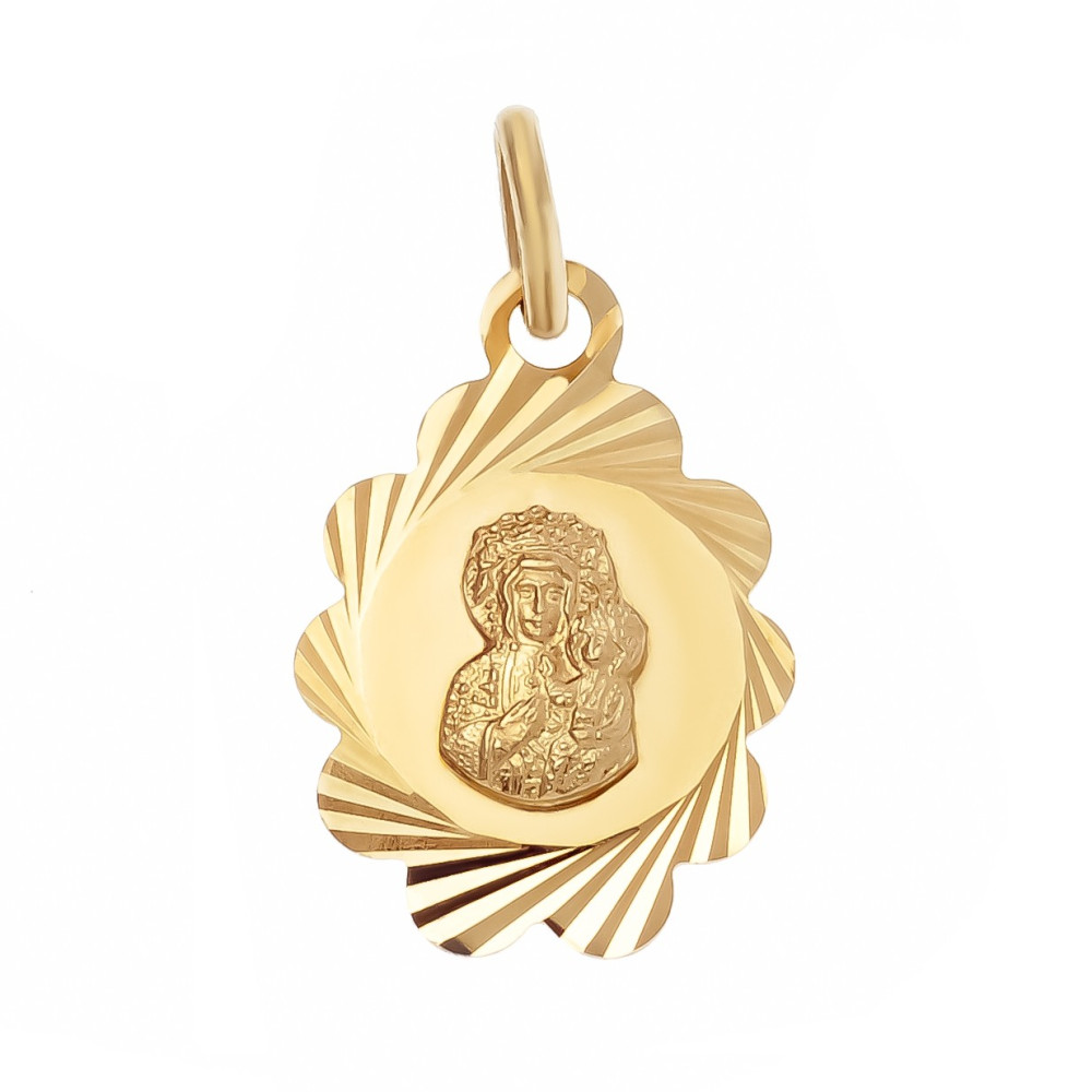 Anhänger Madonna Maria mit Jesuskind Goldanhänger