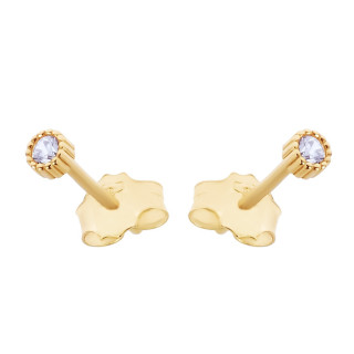 Gold Ohrringe Mit Zirkonia Ohrhänger Ohrstecker Ohrschmuck Paar Gelbgold