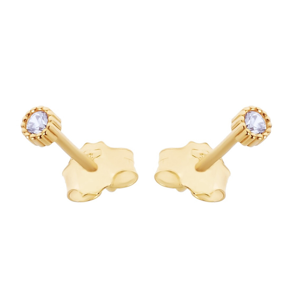 Gold Ohrringe Mit Zirkonia Ohrhänger Ohrstecker Ohrschmuck Paar Gelbgold